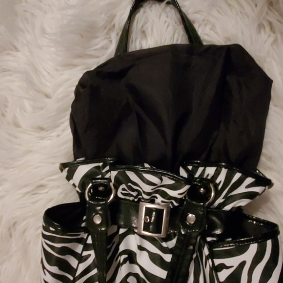 Zebra print leather purse - Picture 5 of 8